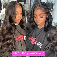 Load image into Gallery viewer, 200% Density 13x6 Transparent Lace Front Human Hair Wigs For Women 18-34Inch Brazilian Remy Body Wave Glueless Wig Lace Closure Wig - Shop &amp; Buy
