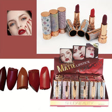 Load image into Gallery viewer, 24 Pcs Matte Long Lasting Lipstick Set - Vibrant Red Line Colors, Non-Fade, Non-Stick, Waterproof, All Skin Types - Shop &amp; Buy
