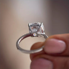Load image into Gallery viewer, 2ct Cushion Cut Moissanite Womens Ring - Dazzling D Color, Flawless VVS1 Clarity - Shop &amp; Buy
