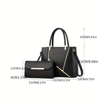 Load image into Gallery viewer, 2PCS Fashion Womens Handbag Set - Stylish Satchel &amp; Clutch Tote Bags with Large Capacity, Durable Shoulder Purse - Shop &amp; Buy
