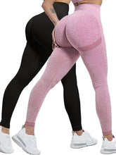 Load image into Gallery viewer, 2pcs Seamless Solid Color High Waist Fitness Pants, High Elastic Butt Lifting Sports Tight Yoga Leggings - Shop &amp; Buy
