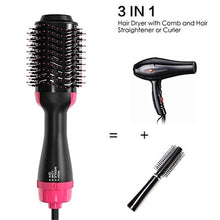 Load image into Gallery viewer, 3 In 1 Hair Dryer Brush Blow Dryer with Comb One Step Hair Blower Brush Hot Air Styling Comb Electric Hair Straightening Brush - Shop &amp; Buy
