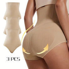 Load image into Gallery viewer, 3 Pack High Waist Shaping Panties For Women, Stretchy Slimming Underwear, Tummy Control Body Shaper Briefs - Shop &amp; Buy
