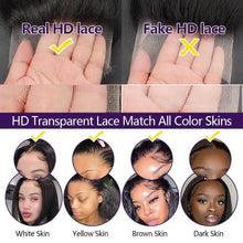 Load image into Gallery viewer, 30inch Real HD Lace Front Wig Pre Plucked Straight Wigs 13x4 HD Transparent Lace Frontal Human Hair Wig Brazilian Hair For Woman - Shop &amp; Buy
