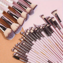 Load image into Gallery viewer, 30pcs Professional Makeup Brush Set With Velvet Bag&amp;Beauty Blender&amp;Makeup Remover Puff&amp;Cleaning Mat&amp;Bathroom Bag - Shop &amp; Buy
