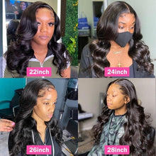 Load image into Gallery viewer, 360 Full Lace Frontal Wig Human Hair Pre Plucked Wigs Brazilian Hair Wigs For Women 30 32 Inch 13x4 Hd Body Wave Lace Front Wig - Shop &amp; Buy