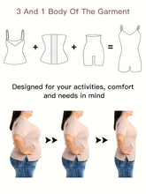 Load image into Gallery viewer, 3Pcs Seamless Solid V Neck Shaping Romper, Tummy Control Butt Lifting Slip Body Shaper - Shop &amp; Buy
