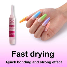 Load image into Gallery viewer, 40pcs Fast Drying Nail Glue For False Nails Glitter Acrylic Decoration With Brush False Nail Tips Design Faux Ongle Nail Makart - Shop &amp; Buy