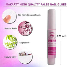 Load image into Gallery viewer, 40pcs Fast Drying Nail Glue For False Nails Glitter Acrylic Decoration With Brush False Nail Tips Design Faux Ongle Nail Makart - Shop &amp; Buy
