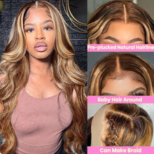Load image into Gallery viewer, 4/27 Highlight Glamour Wig - 180% Density Body Wave Human Hair - Shop &amp; Buy
