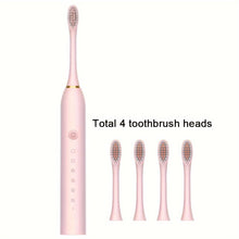 Load image into Gallery viewer, 4/8 Replacement Heads Rechargeable Electric Toothbrush - 6 Advanced Cleaning Modes - Shop &amp; Buy
