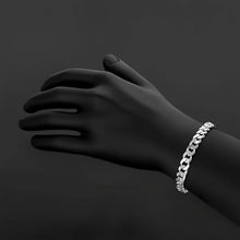 Load image into Gallery viewer, 4g 925 Sterling Silver Italian Minimalist Bracelet - Delicate 5mm Chain, Understated Design, Durable and Shiny - Shop &amp; Buy
