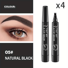Load image into Gallery viewer, 4pcs Precision Waterproof Eyebrow Tint Pen Set — Smudge-Free, Long-Lasting, Natural-Looking Strokes - Shop &amp; Buy
