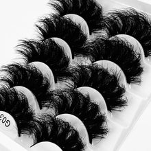 Load image into Gallery viewer, 5-Pair Luxurious Faux Mink Eyelashes - Voluminous &amp; Fluffy, Natural-Looking - Long-Lasting - Shop &amp; Buy
