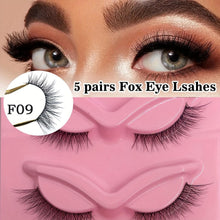 Load image into Gallery viewer, 5 Pairs of Luscious Cat Eye Faux Mink Eyelashes –Natural Look, Soft Band, Fluffy Volume - Shop &amp; Buy
