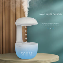 Load image into Gallery viewer, 500ml Ultralight Water Droplet Humidifier - USB-Driven Desktop Decor with Colorful Light &amp; Mist Spraye - Shop &amp; Buy
