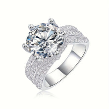 Load image into Gallery viewer, 5ct Dazzling Moissanite Engagement Ring - Timeless Elegance in 925 Sterling Silver - Shop &amp; Buy
