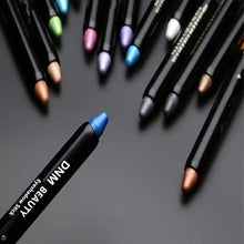 Load image into Gallery viewer, 6-Piece Waterproof Eyeshadow Pencil Kit: Matte &amp; Glitter Shades, Long-Wearing Twist-Up Set - Shop &amp; Buy
