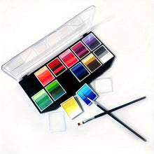 Load image into Gallery viewer, 60-Color Rainbow UV Glow Face &amp; Body Art Palette - Vibrant Matte Finish, Smudge-Proof, Perfect for Multicolor Cosplay - Shop &amp; Buy
