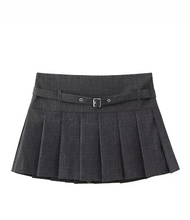 Load image into Gallery viewer, Vintage Casual Chic Women Skirt Solid Short Zipper Straight Short Skirt New Fashion
