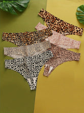 Load image into Gallery viewer, 6pcs Leopard Print Sexy Seamless Comfortable Sports Briefs For Women, Women&#39;s Activewear - Shop &amp; Buy
