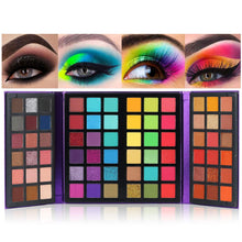 Load image into Gallery viewer, 72-Color Eyeshadow Palette: Vivid Rainbow to Nude Tones, High Pigment, Glitter &amp; Matte - Shop &amp; Buy
