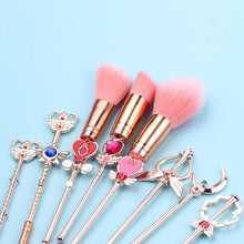 Load image into Gallery viewer, 8pcs Vibrant Cute Anime Makeup Brush Set - Premium Foundation, Eyebrow &amp; Eyeshadow Tools - Shop &amp; Buy
