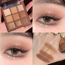 Load image into Gallery viewer, 9-Color Autumn/Winter Eyeshadow Palette - Rich Smoky Browns - Shop &amp; Buy
