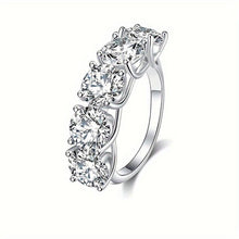 Load image into Gallery viewer, 925 Silver Moissanite Wedding Ring Niche Design Elegant Finger Ring Jewelry With Gift Box - Shop &amp; Buy
