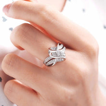 Load image into Gallery viewer, 925 Silver Wedding Rings for Women Real Anillos Bague Unique Luxury Dating Jewelry - Shop &amp; Buy
