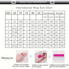 Load image into Gallery viewer, 925 Sterling Silver 1ct Moissanite Wedding Ring Elegant Temperament Gorgeous Engagement Band Ring - Shop &amp; Buy
