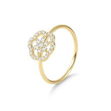 Load image into Gallery viewer, 925 Sterling Silver Floral Cluster Moissanite Ring Unique Minimalist Moissanite Flower Gold Ring Gift for Her - Shop &amp; Buy
