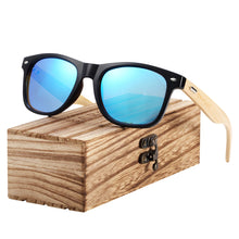 Load image into Gallery viewer, Pink Sunglasses Wood Bamboo Sun Glasses Women Fashion Mirror Eyewear
