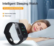 Load image into Gallery viewer, Sleep Aid Watch Microcurrent Pulse Sleeping Anti-anxiety Insomnia Hypnosis Device Relief Relax Hand Massage Pressure Soothing
