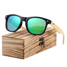 Load image into Gallery viewer, Pink Sunglasses Wood Bamboo Sun Glasses Women Fashion Mirror Eyewear
