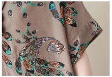 Load image into Gallery viewer, Summer Dresses For Women Patchwork Print Short Sleeve Woman Clothing
