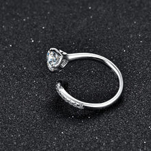 Load image into Gallery viewer, Moissanite Wedding Jewelry 925 Sterling Silver Adjustable Rings
