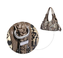 Load image into Gallery viewer, Women Handbags Leopard Bag Top-handle Handbag Fashion Satchel Dumpling Pack Shoulder Bag Tote Bag
