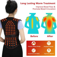 Load image into Gallery viewer, Tourmaline Self-heating Magnetic Therapy Waist Back Shoulder Posture Corrector Spine Lumbar Brace Back Support Belt Pain Relief
