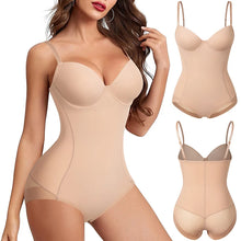 Load image into Gallery viewer, Shapewear Bodysuit for Women Tummy Control Butt Lifter Panties Waist Trainer Stomach Body Shaper Slimming Underwear
