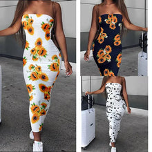 Load image into Gallery viewer, Spring Summer Off Shoulder Sexy Ladies Wrap Dress Women Long Tight Dress
