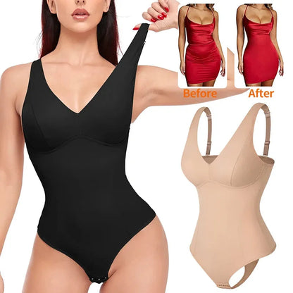 Women's Binders Shapers Body Shapewear Thong Sexy Bodysuit Slimming Underwear Waist Trainer Body Shaper - Shop & Buy