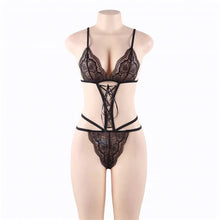 Load image into Gallery viewer, Plus Size Body Suit Lingerie Sexy Erotic Body Dentelle Femme With Eye Mask
