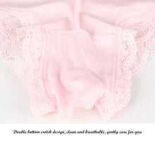 Load image into Gallery viewer, Brazilian Cotton Panties Plus Size Female Underwear Mid-Rise Comfortable Seamless Underpants
