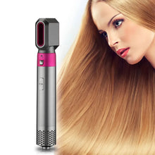 Load image into Gallery viewer, 7 In 1 Hair Dryer Hot Air Brush Styler and Volumizer Hair Straightener Curler Comb Negative Ion One Step Hair Dryer Brush
