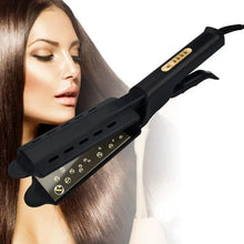 Load image into Gallery viewer, Hair Straightener Four-gear Temperature Adjustment Ceramic Tourmaline Ionic Flat Iron
