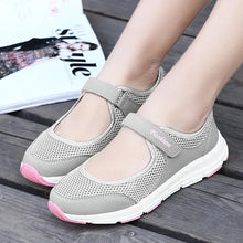 Load image into Gallery viewer, New Women&#39;s Shoes Flats Ladies Mesh Flat Shoes Woman Soft Breathable Sneakers
