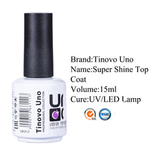 Load image into Gallery viewer, NEW Super Shine Top Coat UV Gel Lak 15ML Diamond Top Coat No Wipe Manicure Clear Gel Varnishes Resin
