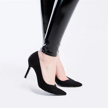 Load image into Gallery viewer, PU Leather Black Pants Leggings High Waist Women Elastic Skinny Push Up Stretch Jeggings
