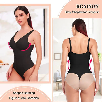 Women's Binders Shapers Body Shapewear Thong Sexy Bodysuit Slimming Underwear Waist Trainer Body Shaper - Shop & Buy